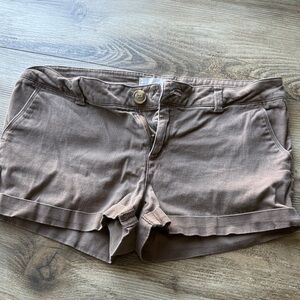 High Waist Brown Women's Shorts